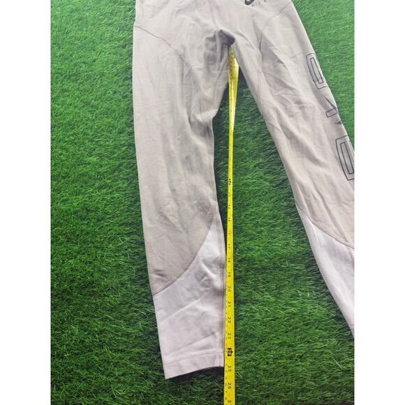Nike Air Leggings Sz M Gray High Waist Compression Athletic Pants Women’s Gym - Picture 8 of 10